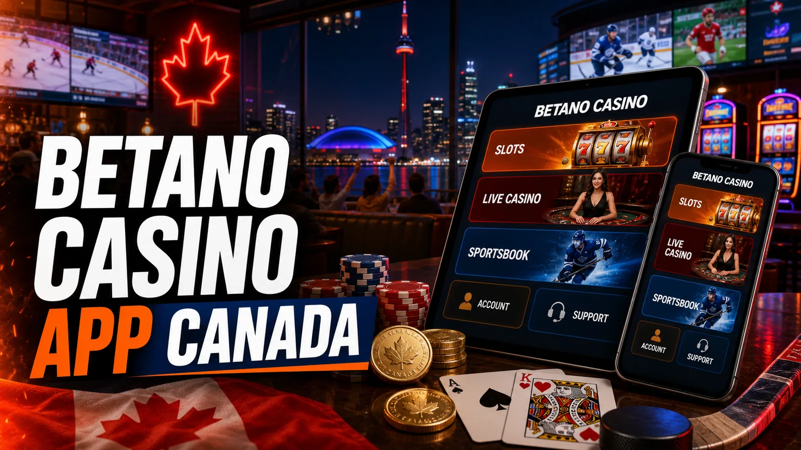 Betano Casino App in Canada content banner